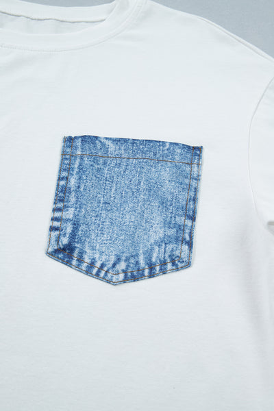 Denim Pocket Tee