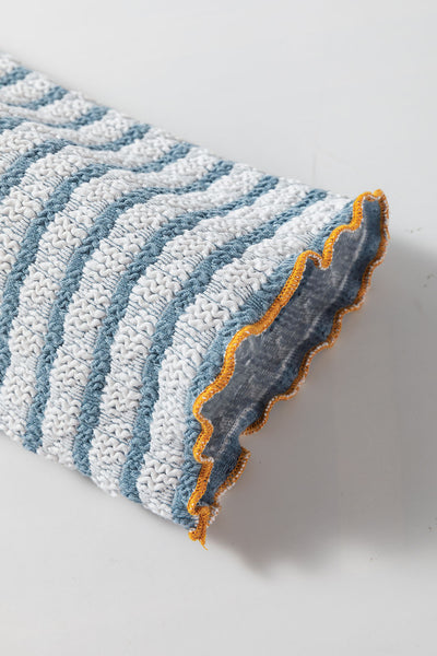 Coastal Stripes Henley Sweater