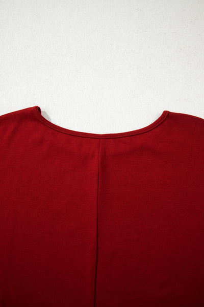 Crimson Ease Dolman Top