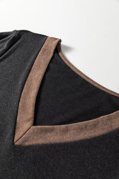 Midnight Mocha Slimline Knit Top