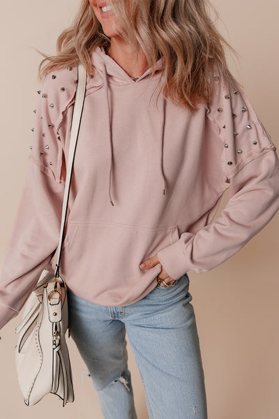Studded Blush Hoodie