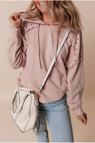 Studded Blush Hoodie