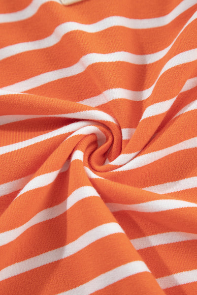 Sunset Stripe Weekend Polo Sweater