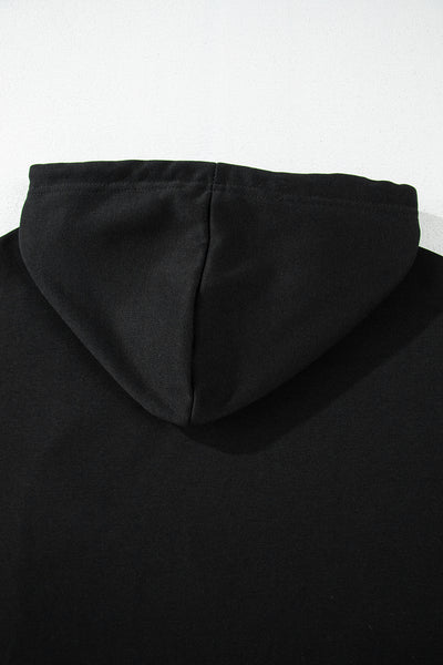 Cozy Contrast Cropped Hoodie
