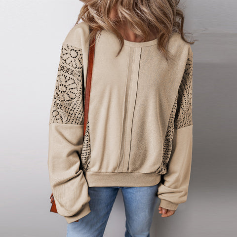 Sahara Lace Sleeve Pullover