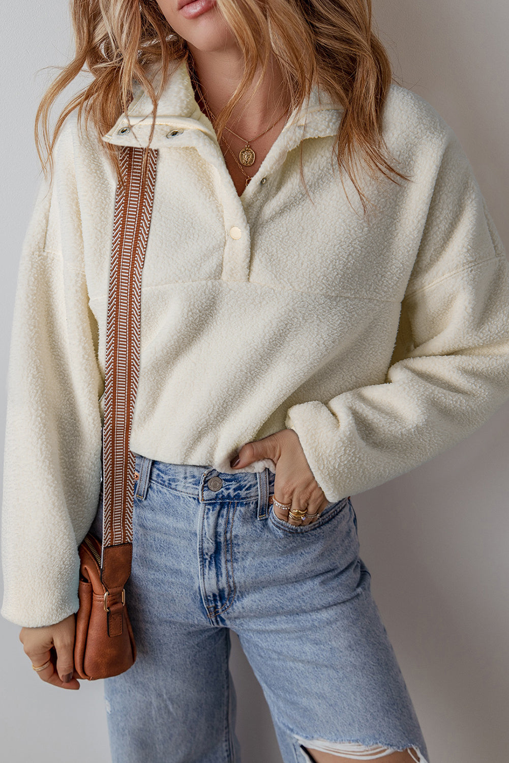 Winter Glow Sherpa Pullover
