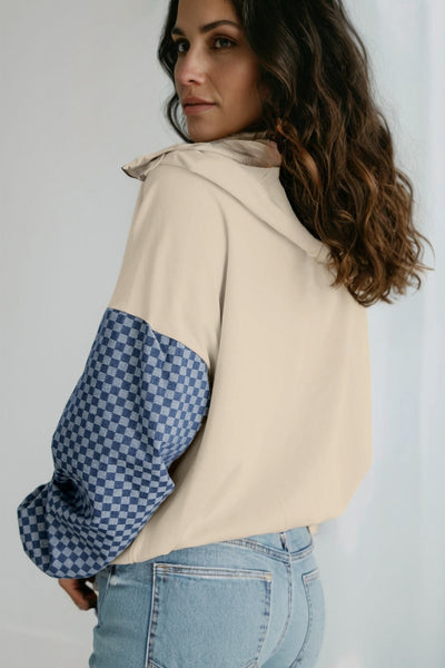 Checkerboard Charm Pullover