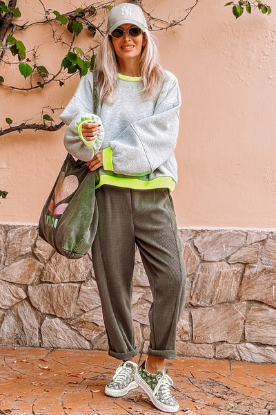 Urban Neon Contrast Top