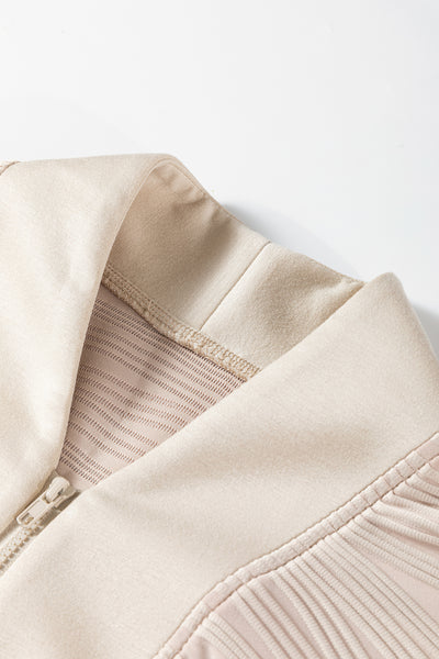 Soft Current Textured Half-Zip Top