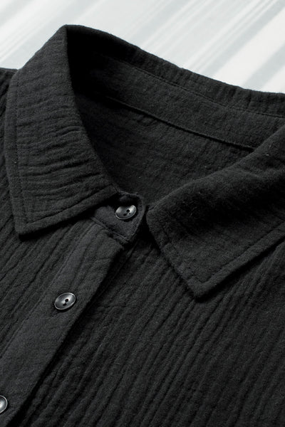 Textured Muse Button-Front Shirt
