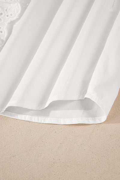 Garden Lace Ruffle Blouse