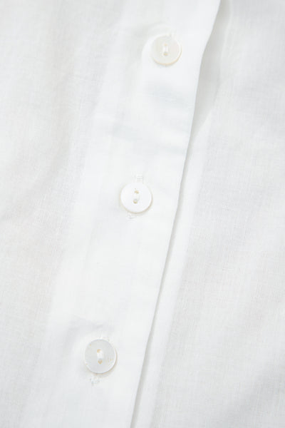 White Eyelet Flutter Blouse