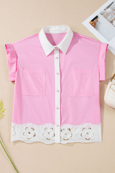 Bubblegum Broderie Shirt
