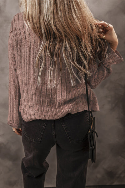 Mocha Drift Knit Cardigan