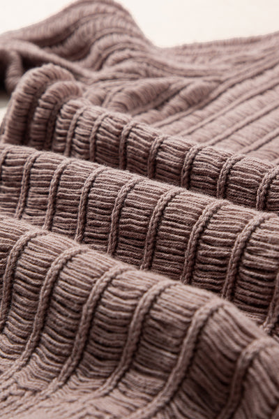 Mocha Drift Knit Cardigan