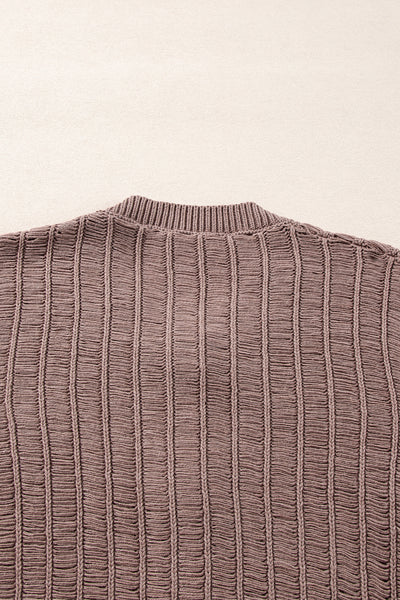 Mocha Drift Knit Cardigan