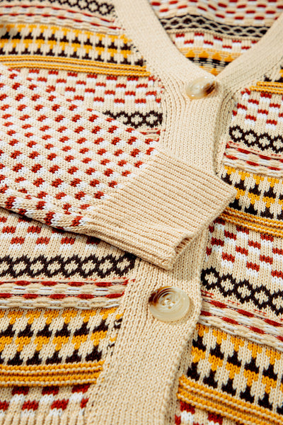 Golden Meadow Retro Cardigan