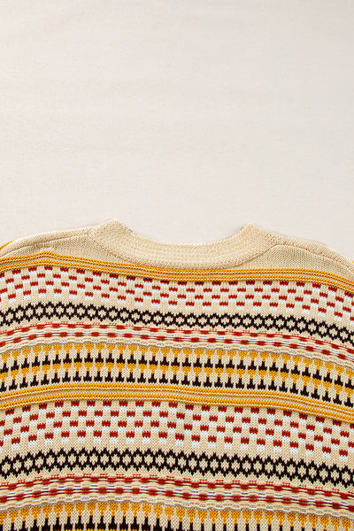 Golden Meadow Retro Cardigan