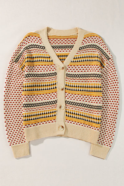 Golden Meadow Retro Cardigan