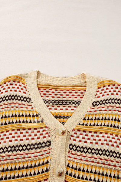 Golden Meadow Retro Cardigan