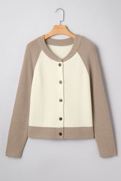 Cozy Harmony Colorblock Cardigan