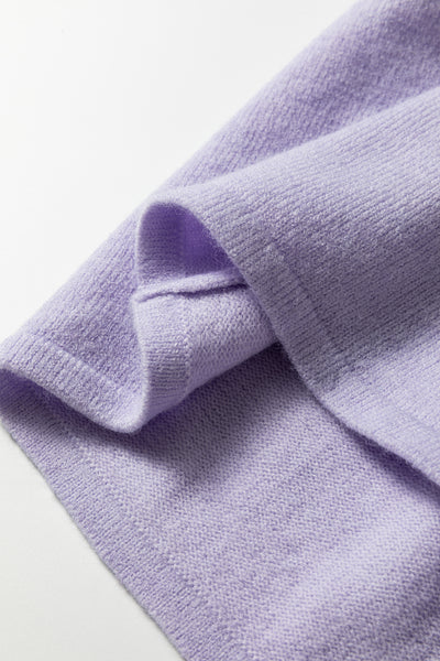 Lilac Cloud Button Cardigan