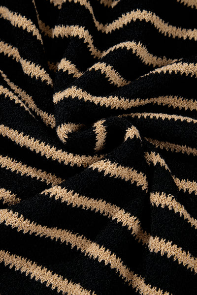 Timeless Striped Knit Pullover Sweater