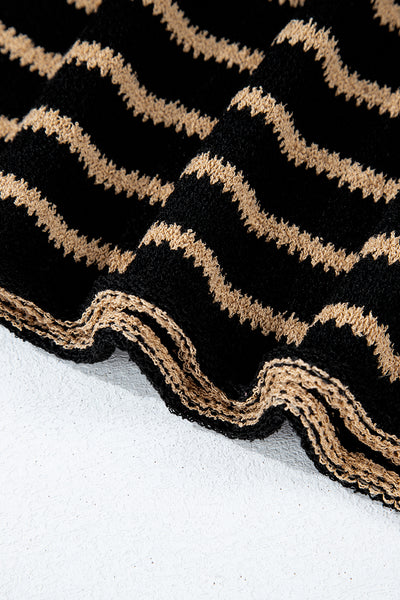 Timeless Striped Knit Pullover Sweater