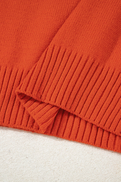 Rustic Charm V-Neck Sweater