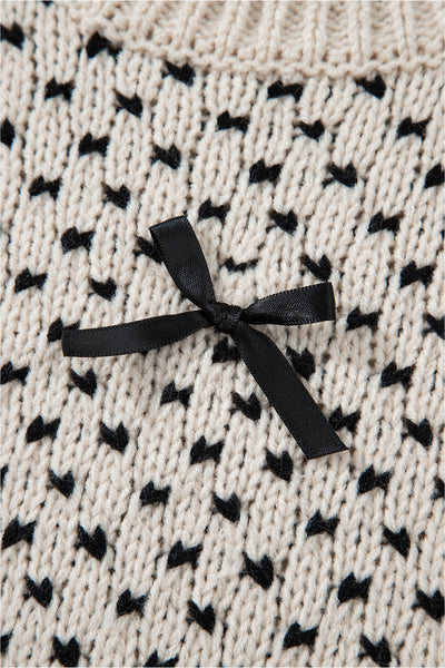 Sweet Bow Symphony Knit Sweater
