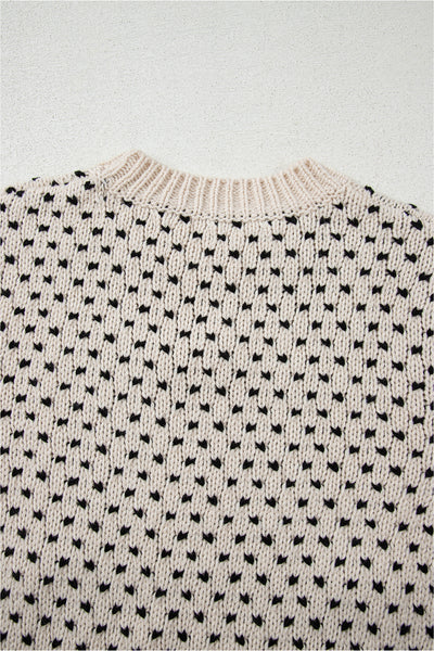 Sweet Bow Symphony Knit Sweater