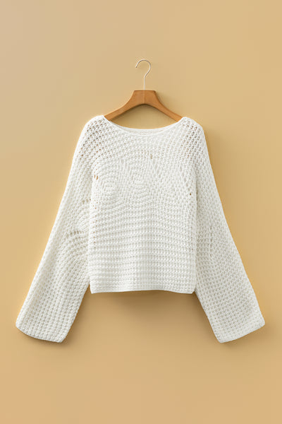 Lunar Lace Crop Sweater