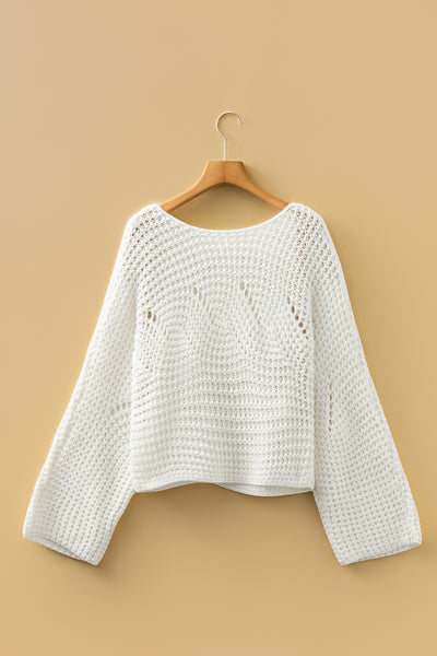 Lunar Lace Crop Sweater