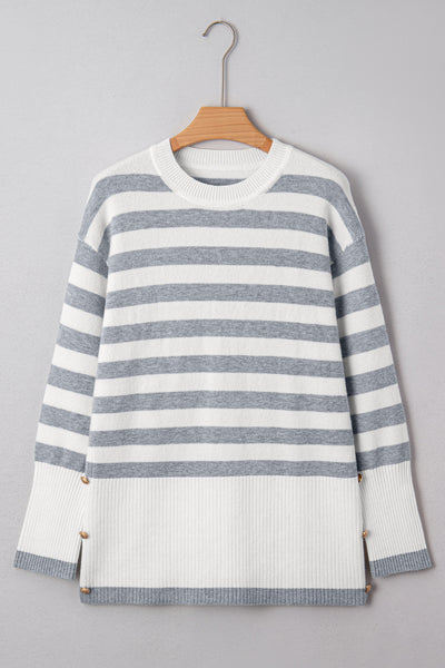 Harbor Breeze Button Sweater