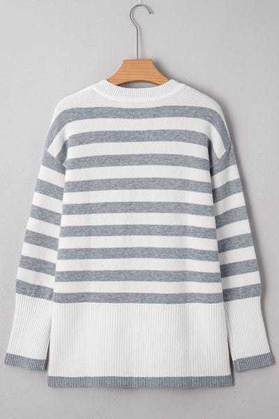 Harbor Breeze Button Sweater