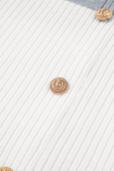 Harbor Breeze Button Sweater