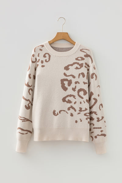 Desert Whisper Leopard Sweater