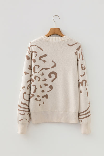 Desert Whisper Leopard Sweater