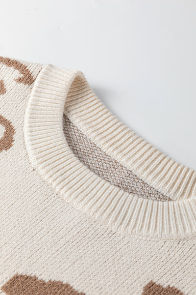 Desert Whisper Leopard Sweater