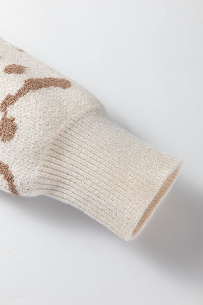 Desert Whisper Leopard Sweater