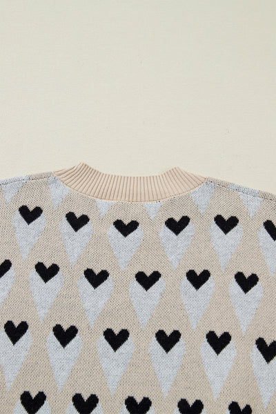 Heartfelt Leopard Contrast Top