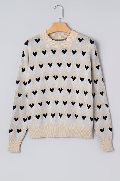 Heartfelt Leopard Contrast Top