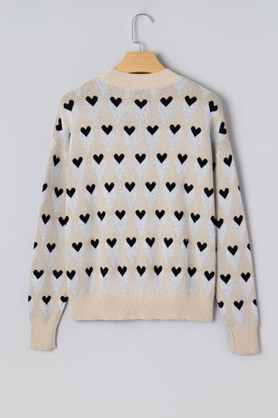 Heartfelt Leopard Contrast Top