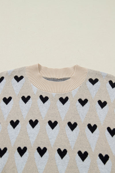 Heartfelt Leopard Contrast Top