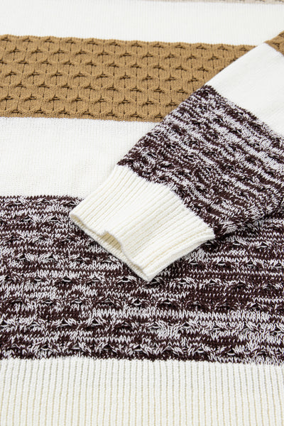 Golden Trail Cozy Stripe Sweater