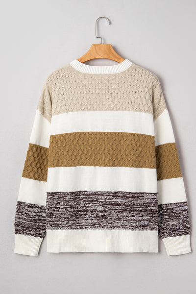 Golden Trail Cozy Stripe Sweater