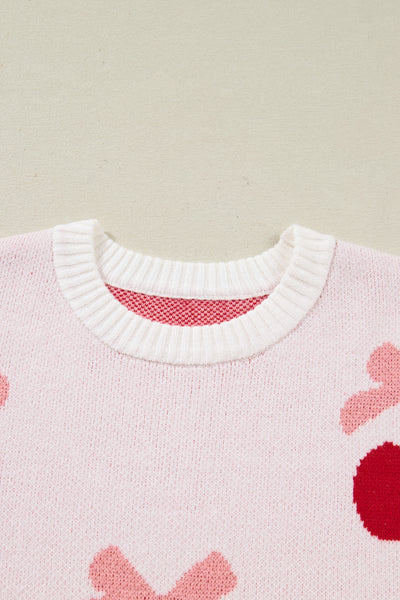 Bow & Berry Cherry Knit Sweater