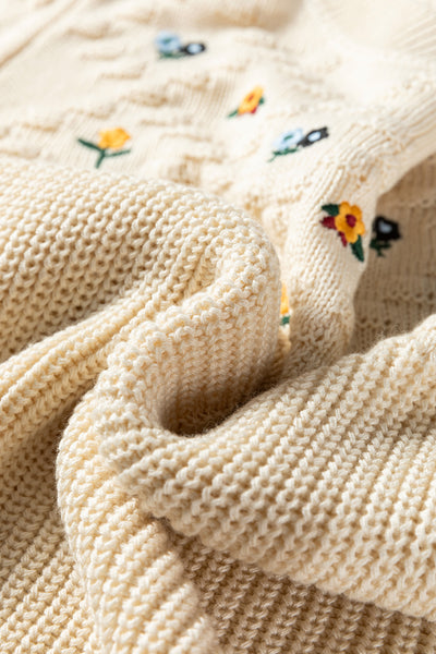 Blooming Whispers Knit Sweater