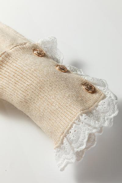 Moonlit Lace Whisper Knit Sweater