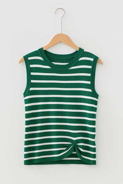 Evergreen Twist Knit Tank